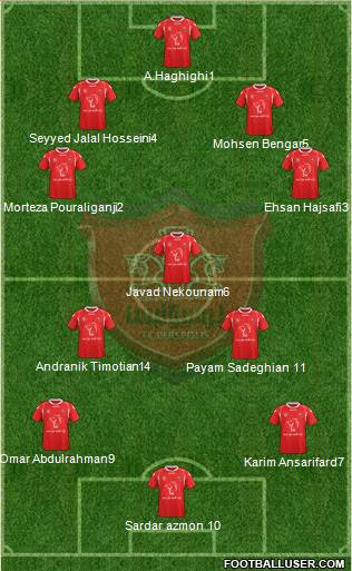 Persepolis Tehran Formation 2015