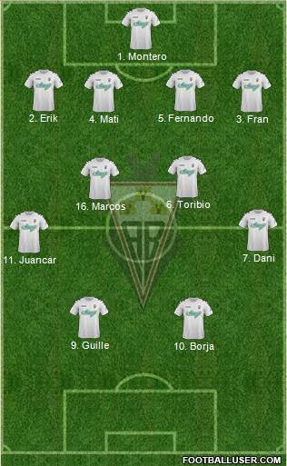 Albacete B., S.A.D. Formation 2015