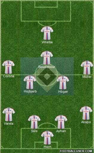 Hamburger SV Formation 2015