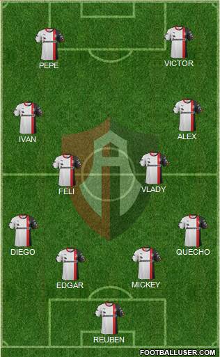 Club Deportivo Atlas Formation 2015