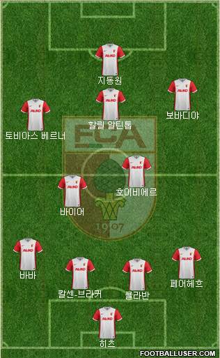 FC Augsburg Formation 2015