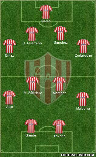 Unión de Santa Fe Formation 2015