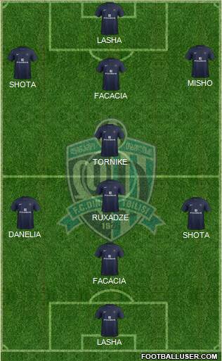 Dinamo Tbilisi Formation 2015