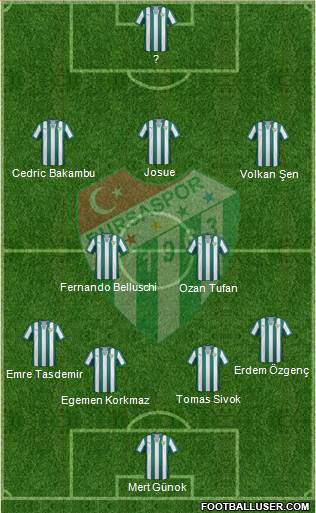 Bursaspor Formation 2015