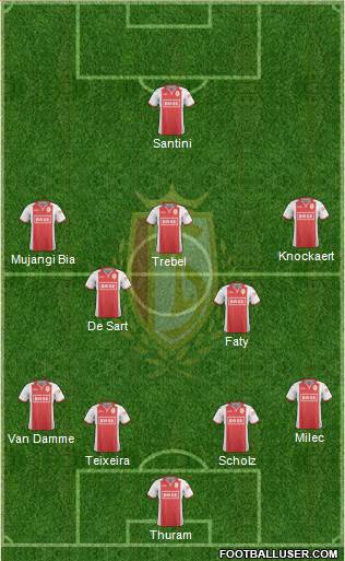 R Standard de Liège Formation 2015