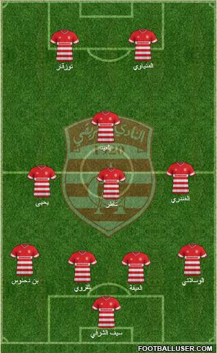 Club Africain Tunis Formation 2015