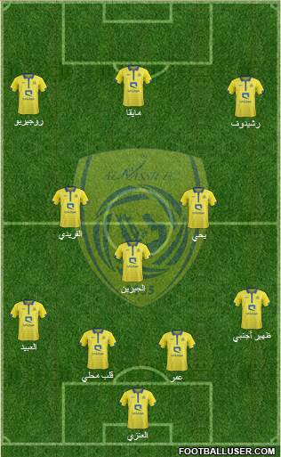 Al-Nassr (KSA) Formation 2015