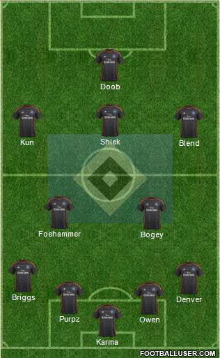 Hamburger SV Formation 2015