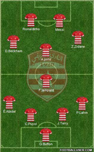 Club Africain Tunis Formation 2015