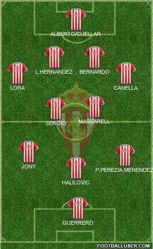 Real Sporting S.A.D. Formation 2015