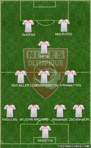 Nîmes Olympique Formation 2015