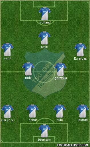 TSG 1899 Hoffenheim Formation 2015