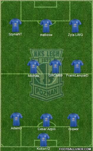 Lech Poznan Formation 2015