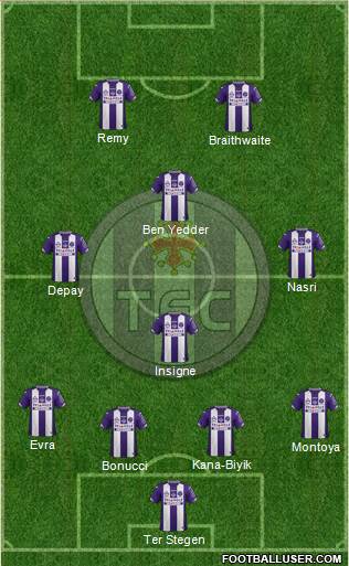 Toulouse Football Club Formation 2016