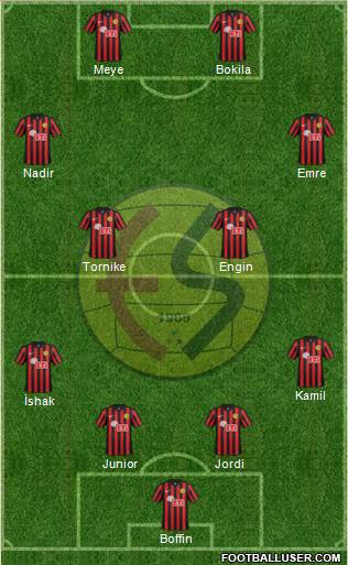 Eskisehirspor Formation 2016