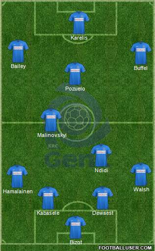 K Racing Club Genk Formation 2016