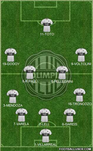 C Olimpia Formation 2016