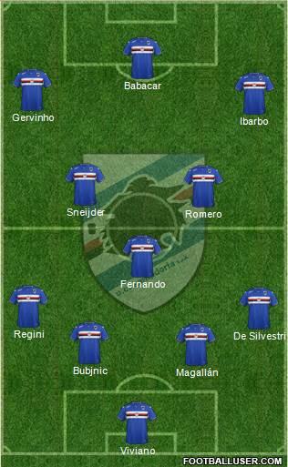 Sampdoria Formation 2016