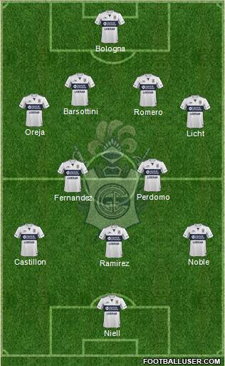 Gimnasia y Esgrima de La Plata Formation 2016