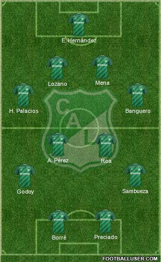 AC Deportivo Cali Formation 2016