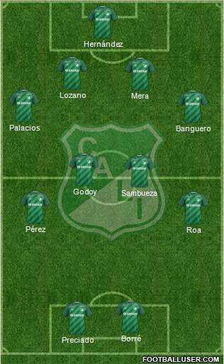 AC Deportivo Cali Formation 2016