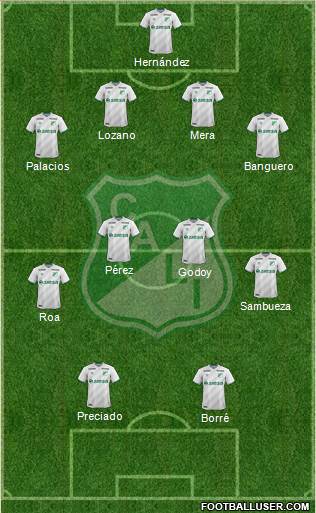 AC Deportivo Cali Formation 2016