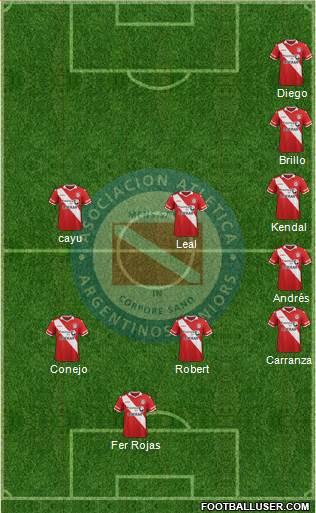 Argentinos Juniors Formation 2016