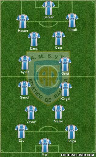 Atlético Rafaela Formation 2016