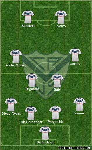 Vélez Sarsfield Formation 2016