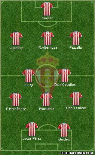 Real Sporting S.A.D. Formation 2016