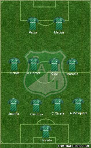 AC Deportivo Cali Formation 2016