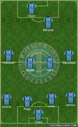 Belgrano de Córdoba Formation 2016