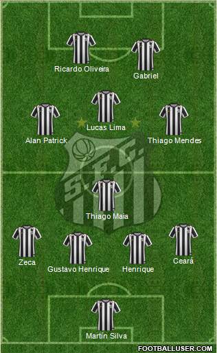 Santos FC Formation 2016