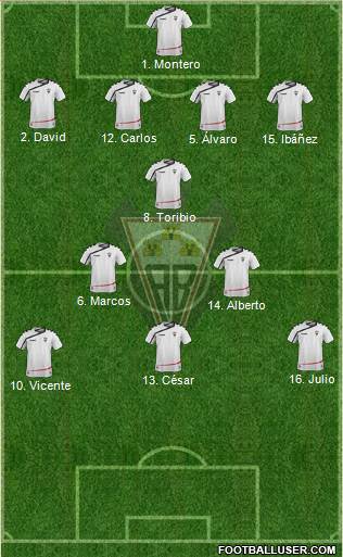 Albacete B., S.A.D. Formation 2016