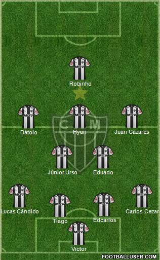 C Atlético Mineiro Formation 2016