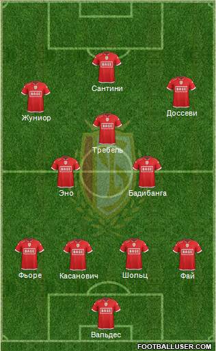 R Standard de Liège Formation 2016