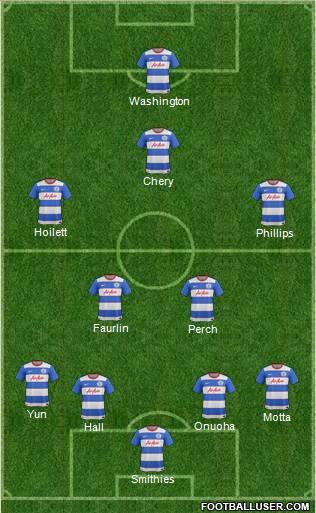 Queens Park Rangers Formation 2016