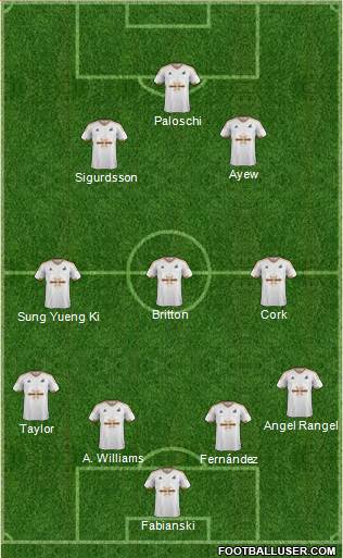 Swansea City Formation 2016