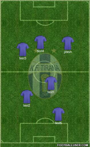 KF Tirana Formation 2016