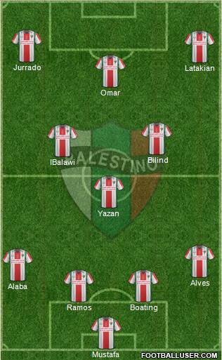 CD Palestino S.A.D.P. Formation 2016