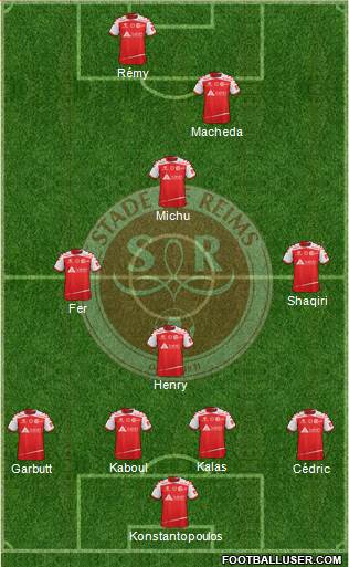 Stade de Reims Formation 2016