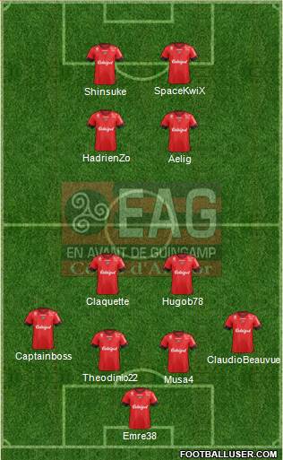 En Avant de Guingamp Formation 2016