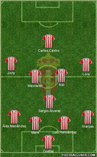 Real Sporting S.A.D. Formation 2016