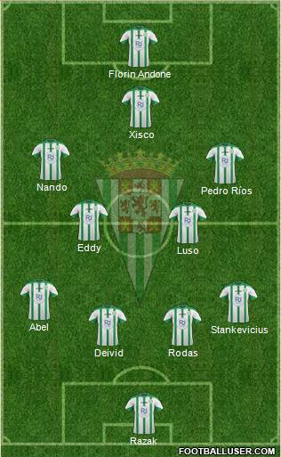 Córdoba C.F., S.A.D. Formation 2016