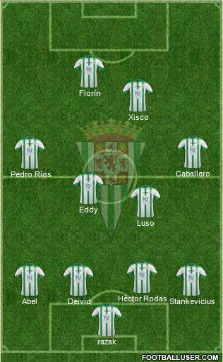 Córdoba C.F., S.A.D. Formation 2016