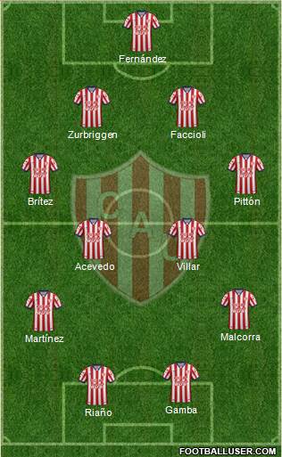 Unión de Santa Fe Formation 2016