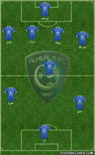 Al-Hilal (KSA) Formation 2016