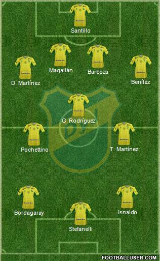 Defensa y Justicia Formation 2016