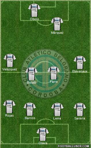 Belgrano de Córdoba Formation 2016