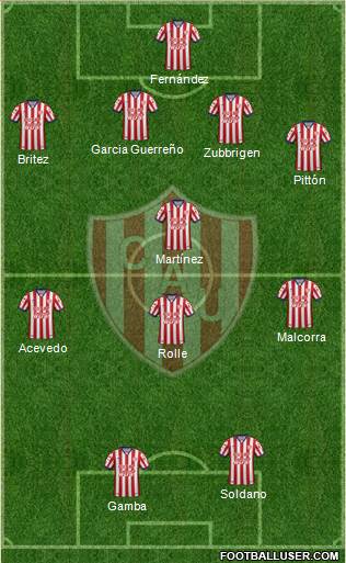 Unión de Santa Fe Formation 2016